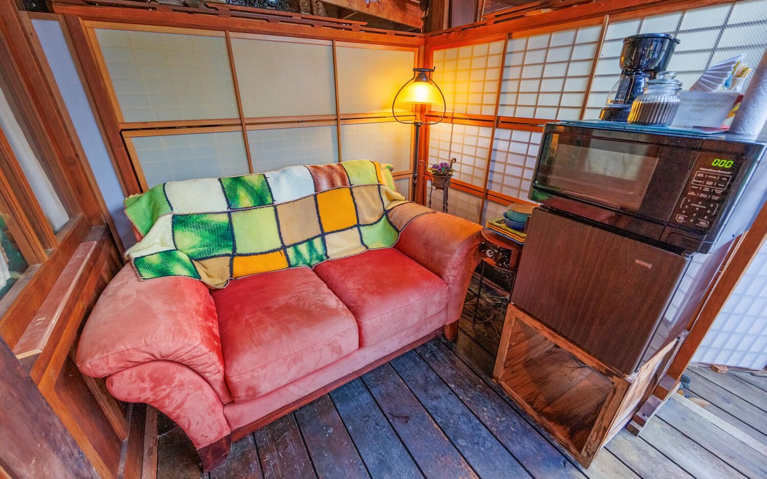 The Solar Room getaway at the Howard Creek Ranch on the Mendocino Coast.