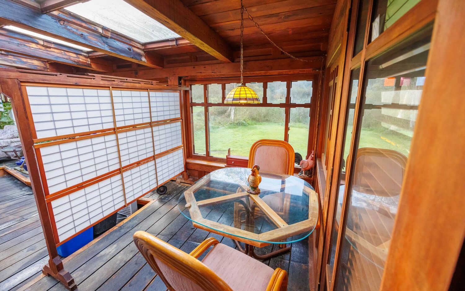 The Solar Room getaway at the Howard Creek Ranch on the Mendocino Coast.