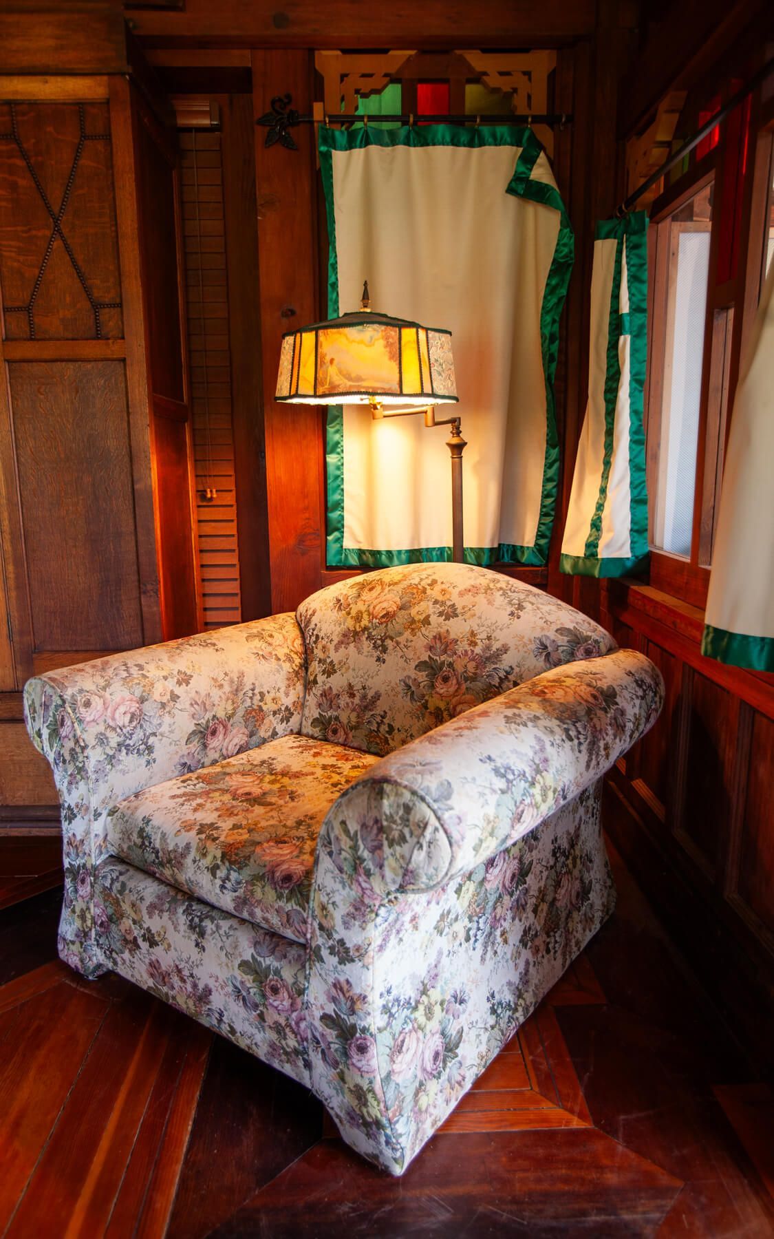 The Solar Room getaway at the Howard Creek Ranch on the Mendocino Coast.