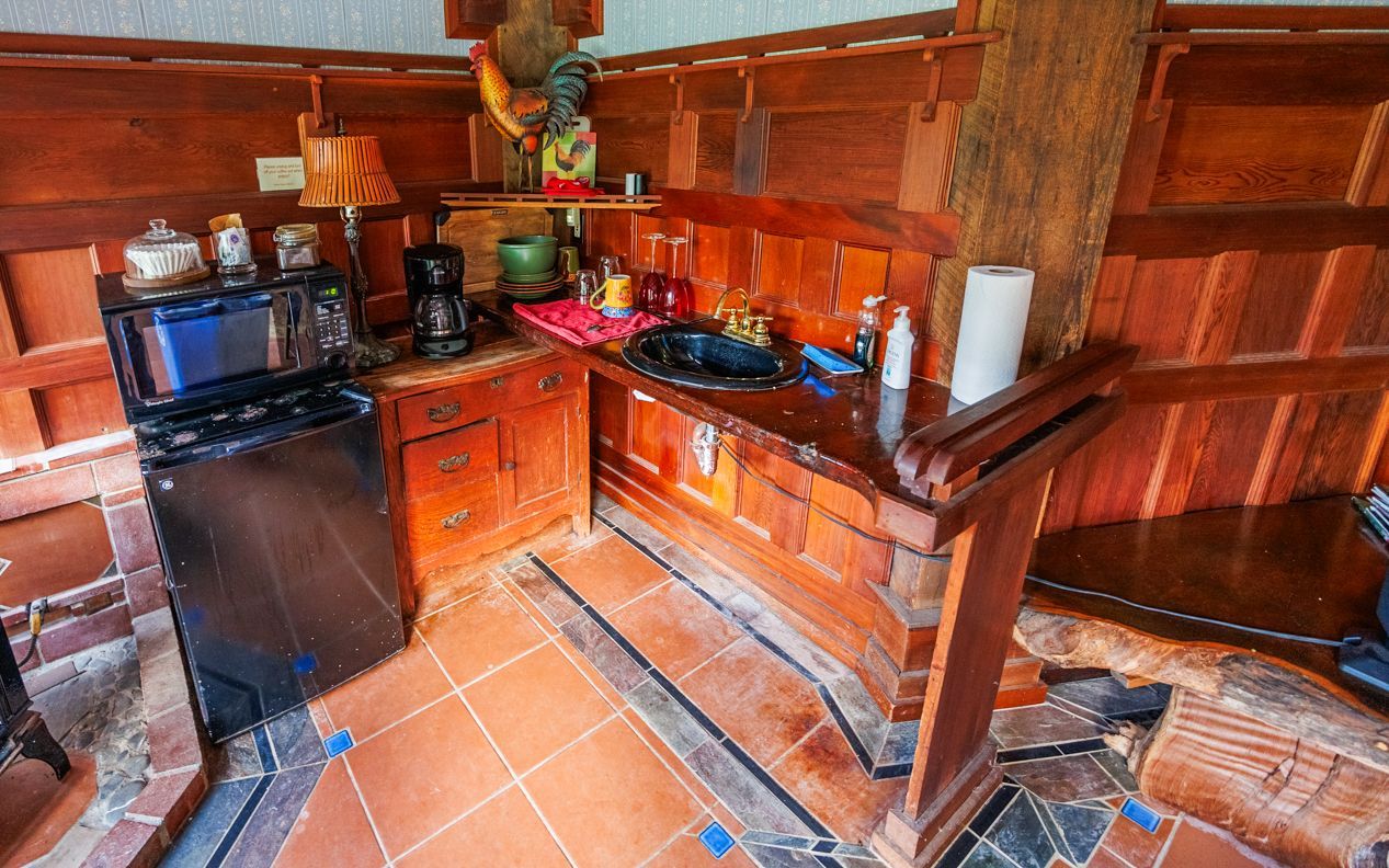 The Walden Room getaway at the Howard Creek Ranch on the Mendocino Coast.