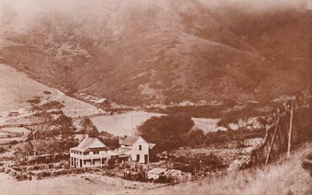 The original homestead on the Mendocino Coast.