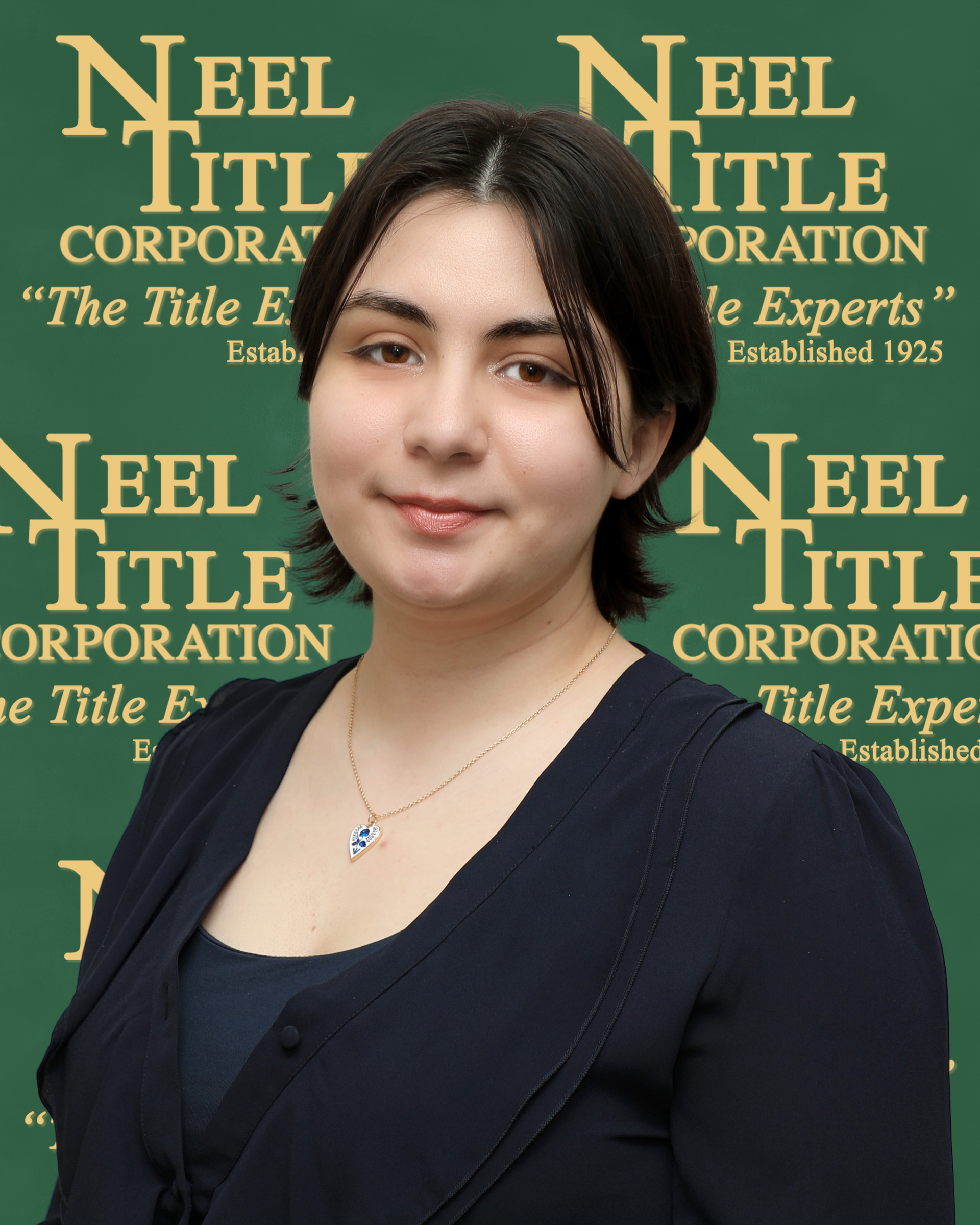 Ana Luke on Green Background — Laredo, TX — Neel Title