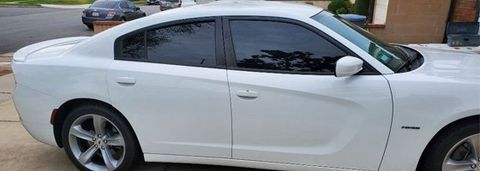 White Car With Tinted Window — Covina, California — Elite Tint