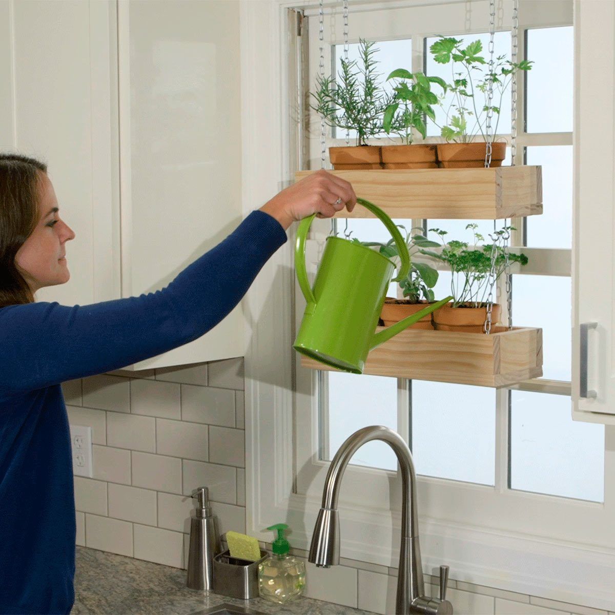 hanging herb garden