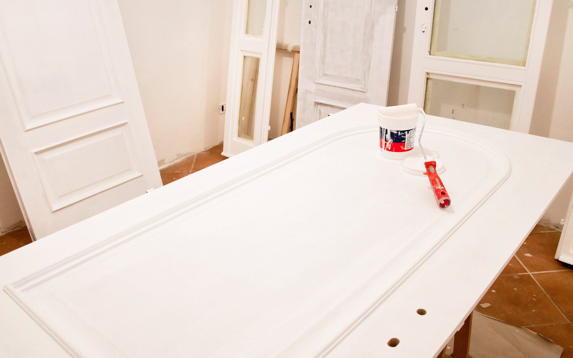 Painting Of Wooden Door — Des Moines, IA — Bob Peterson Painting