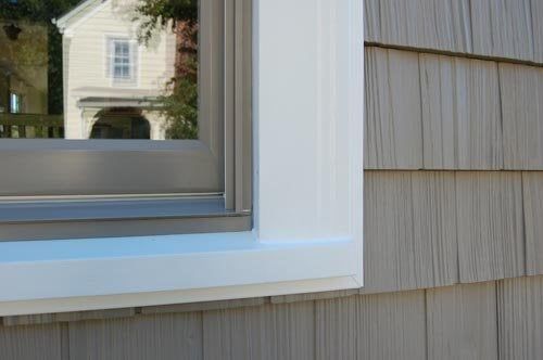 Brown Siding With White Window Frame — Siding in Newport News, VA