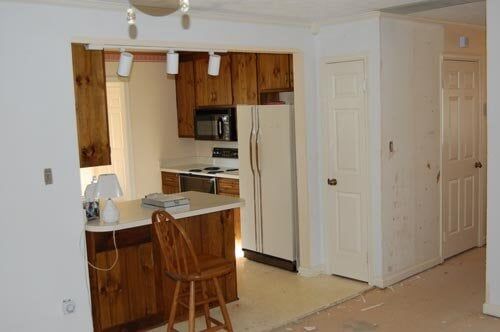 Small Kitchen With Arch — kitchen remodeling services in Newport News, VA