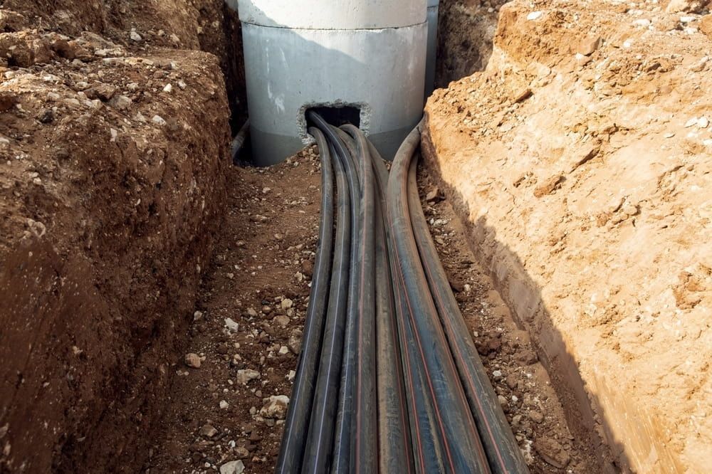 A Bunch of Wires Are Coming Out of a Hole in the Ground — Hardy's Excavations in Tweed Heads, NSW