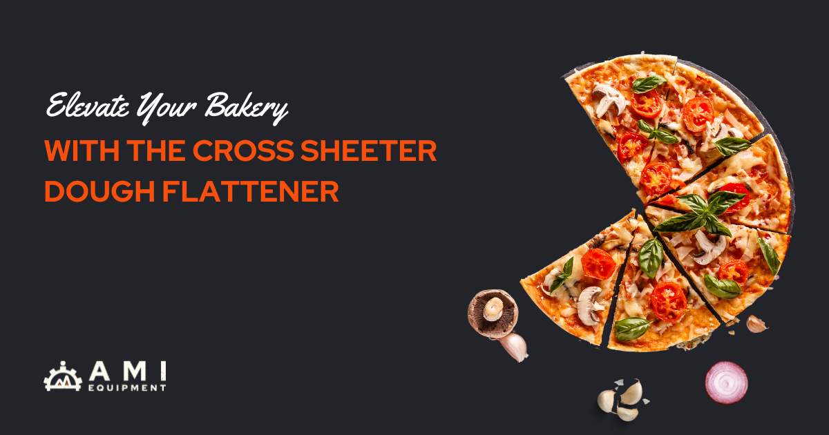 Cross Sheeter Dough Flattener AMI Equipment