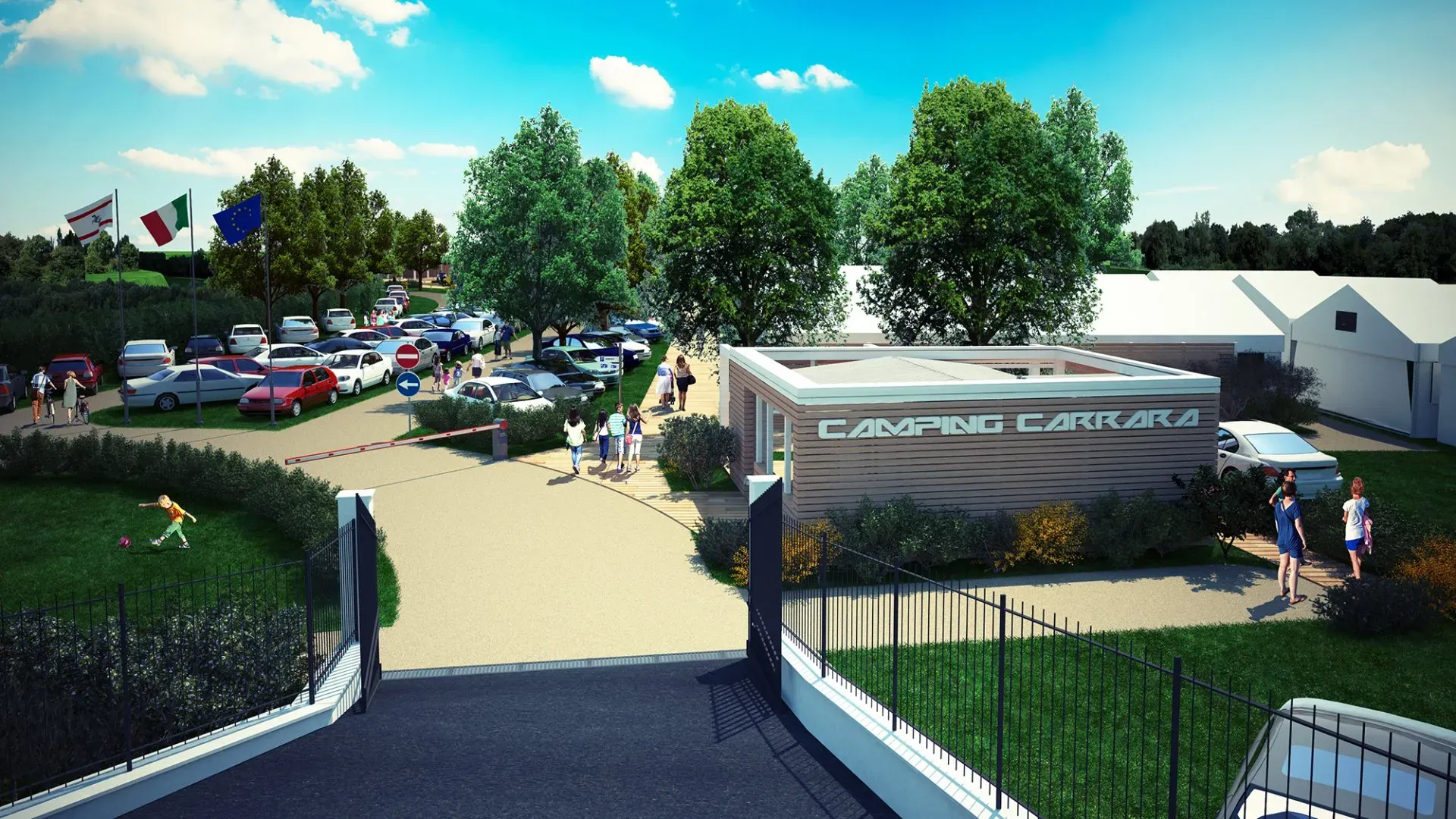 Progetto camping Marina di Carrara 5