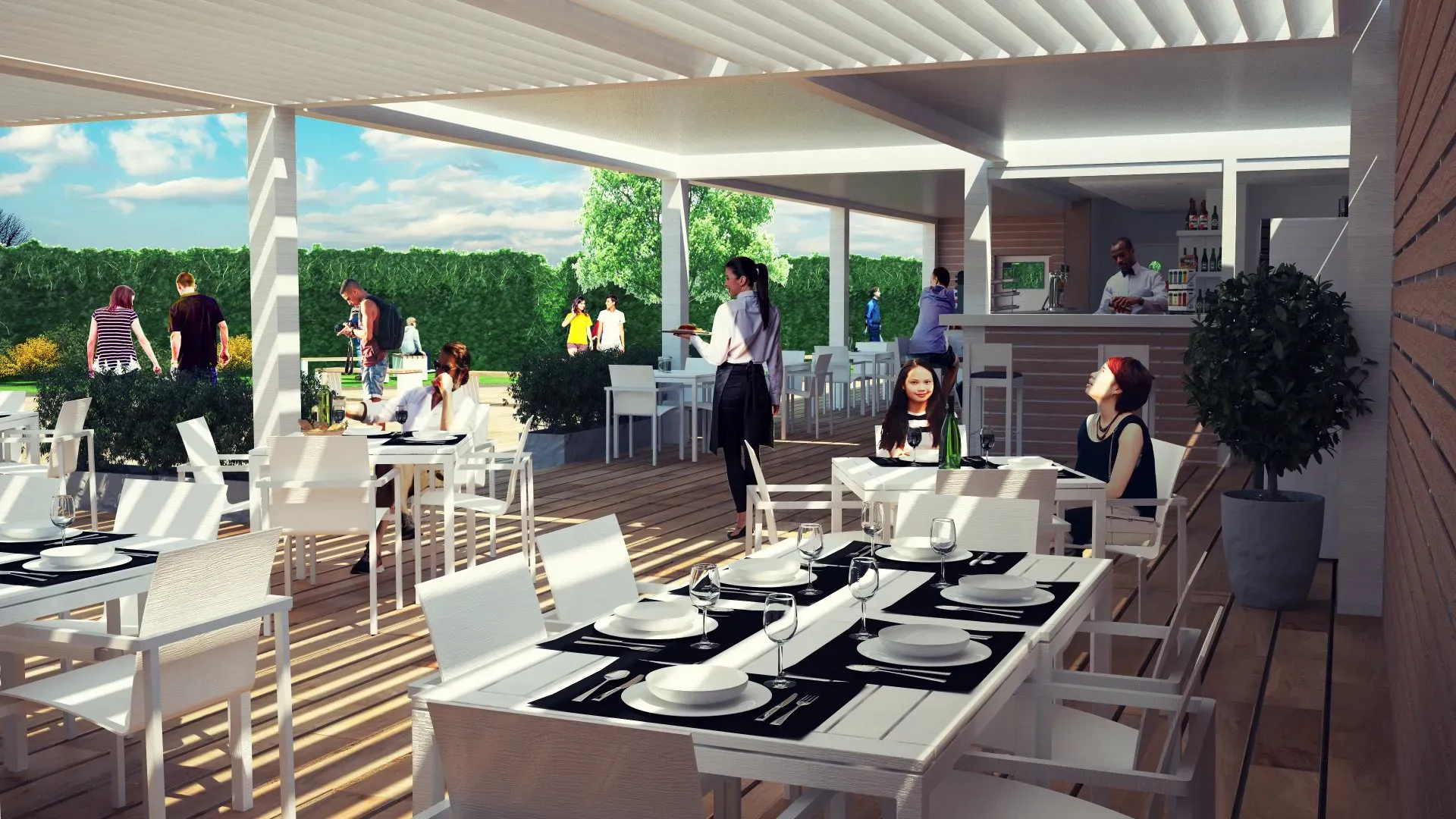 Progetto camping Marina di Carrara 1