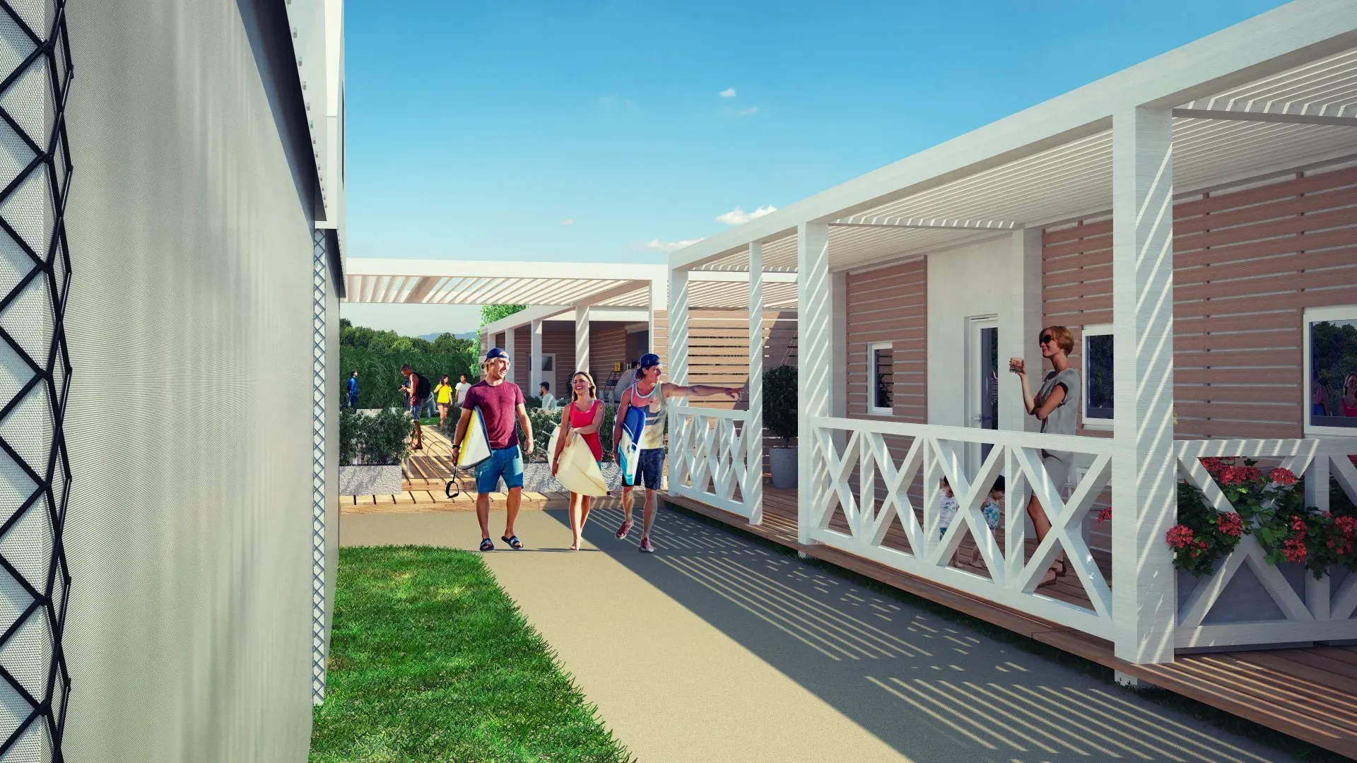 Progetto camping Marina di Carrara 2