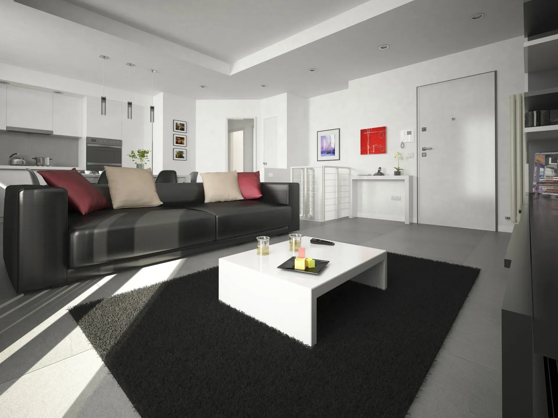 Studio d'interni abitazione privata living