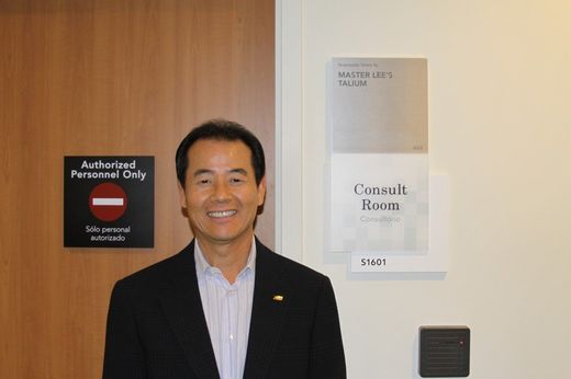 Karate Special Events — Master Lee In Black Suit Visited CHOC Hospital in Pkwy Irvine, CA