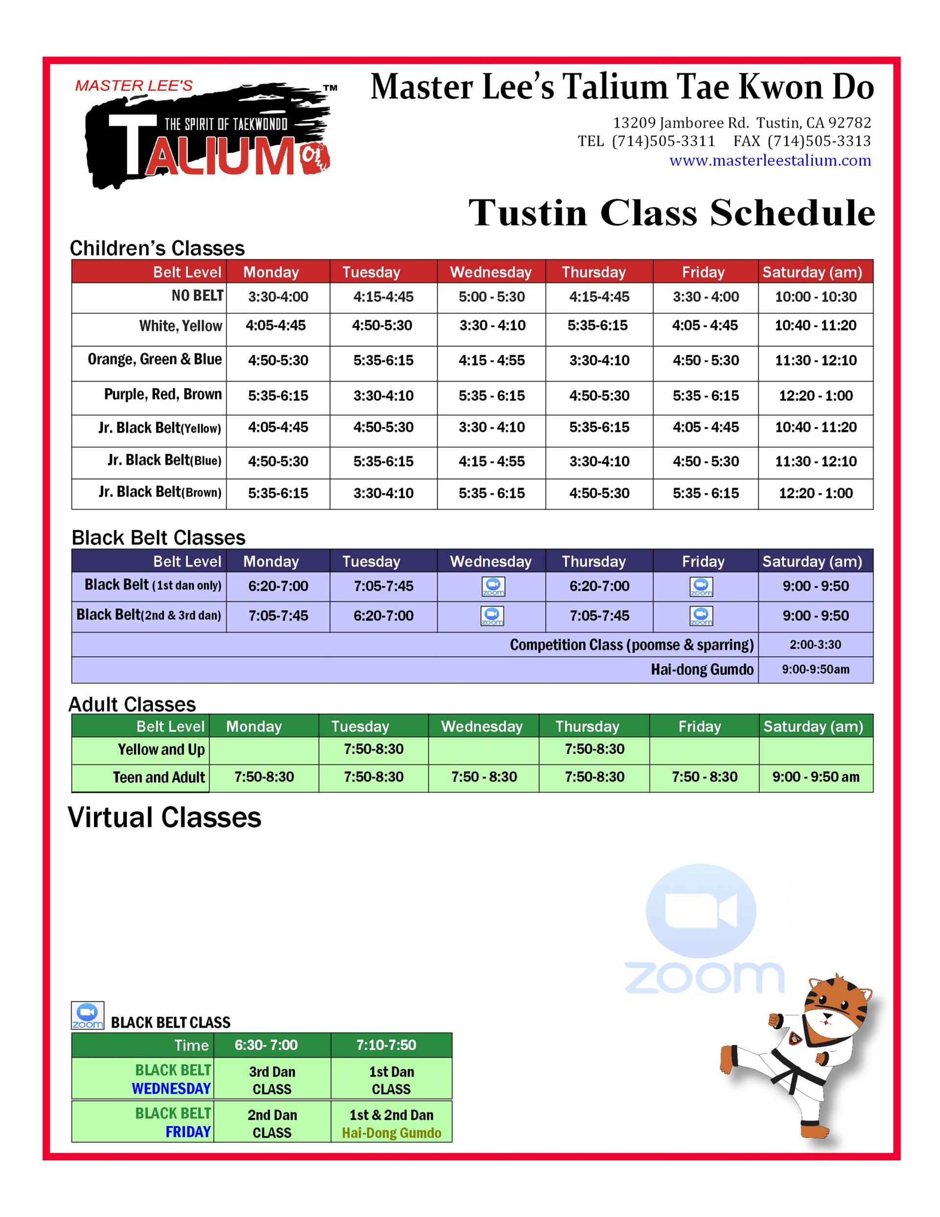 Karate Class Tustin CA Master Lee s Talium
