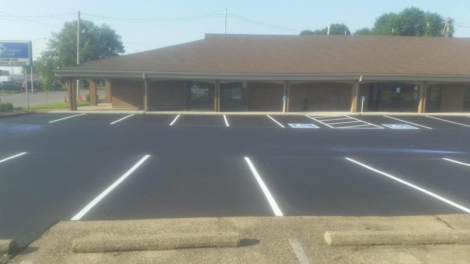 Vincennes County — Empty Parking Lot in Evansville, IN
