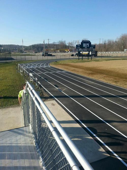 Paving Services — New Running Track in Evansville, IN