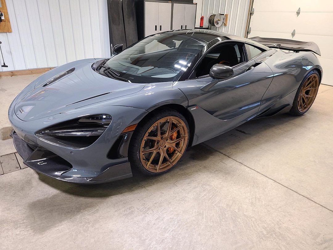 McLaren 720s well taken care of while at the shop