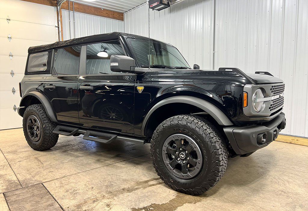 car with heavy window tints