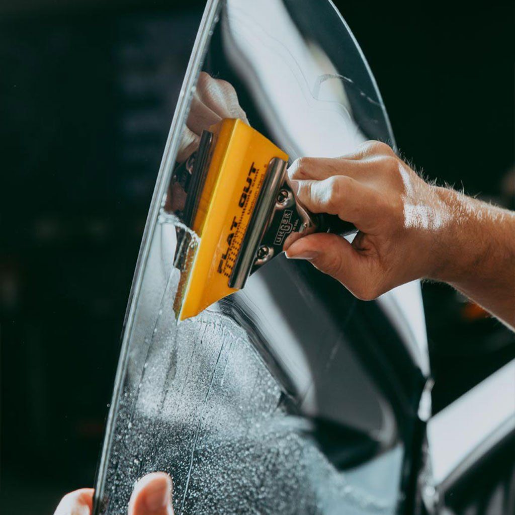 Window Tinting on black car