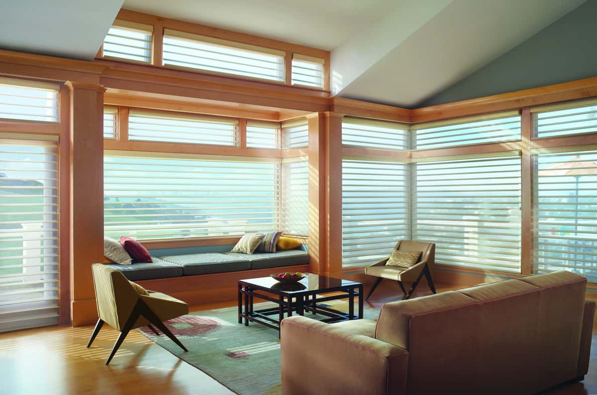 Custom Hunter Douglas Sheer Shadings for Homes Near Kalispell, Montana (MT) like Silhouette Window Styles