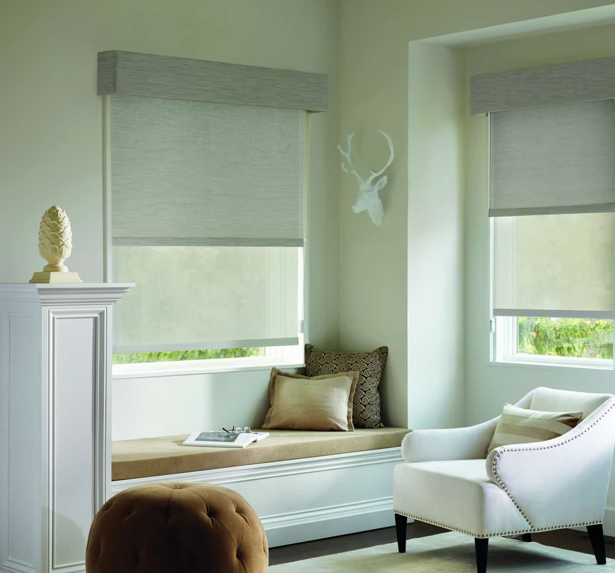 Custom Window Shade Options for Summer in Homes Near Kalispell Montana (MT) like Designer Screen Shades