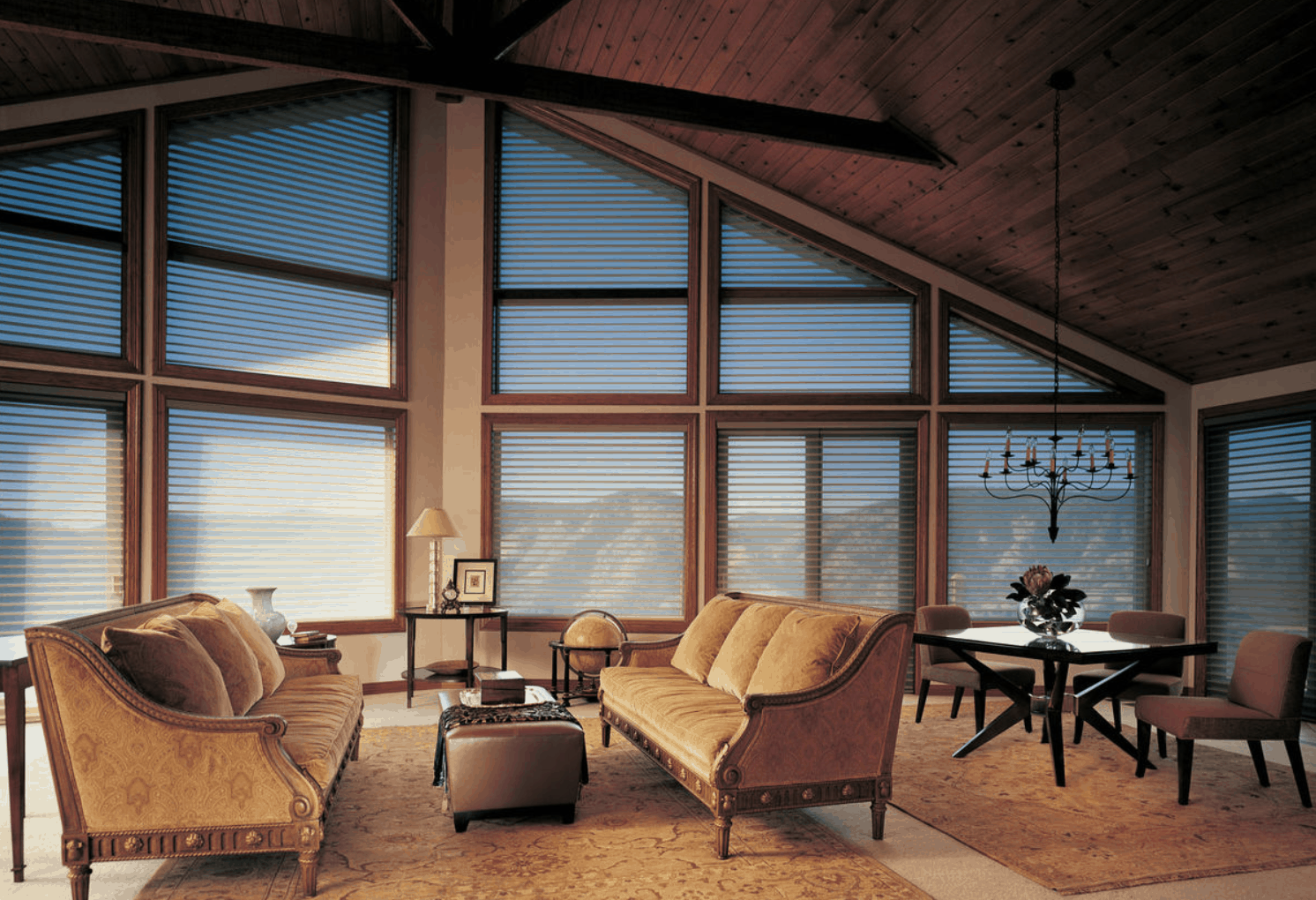 Custom Hunter Douglas Silhouette Shades for Homes Near Eureka, Montana (MT) for Light Control and Privacy