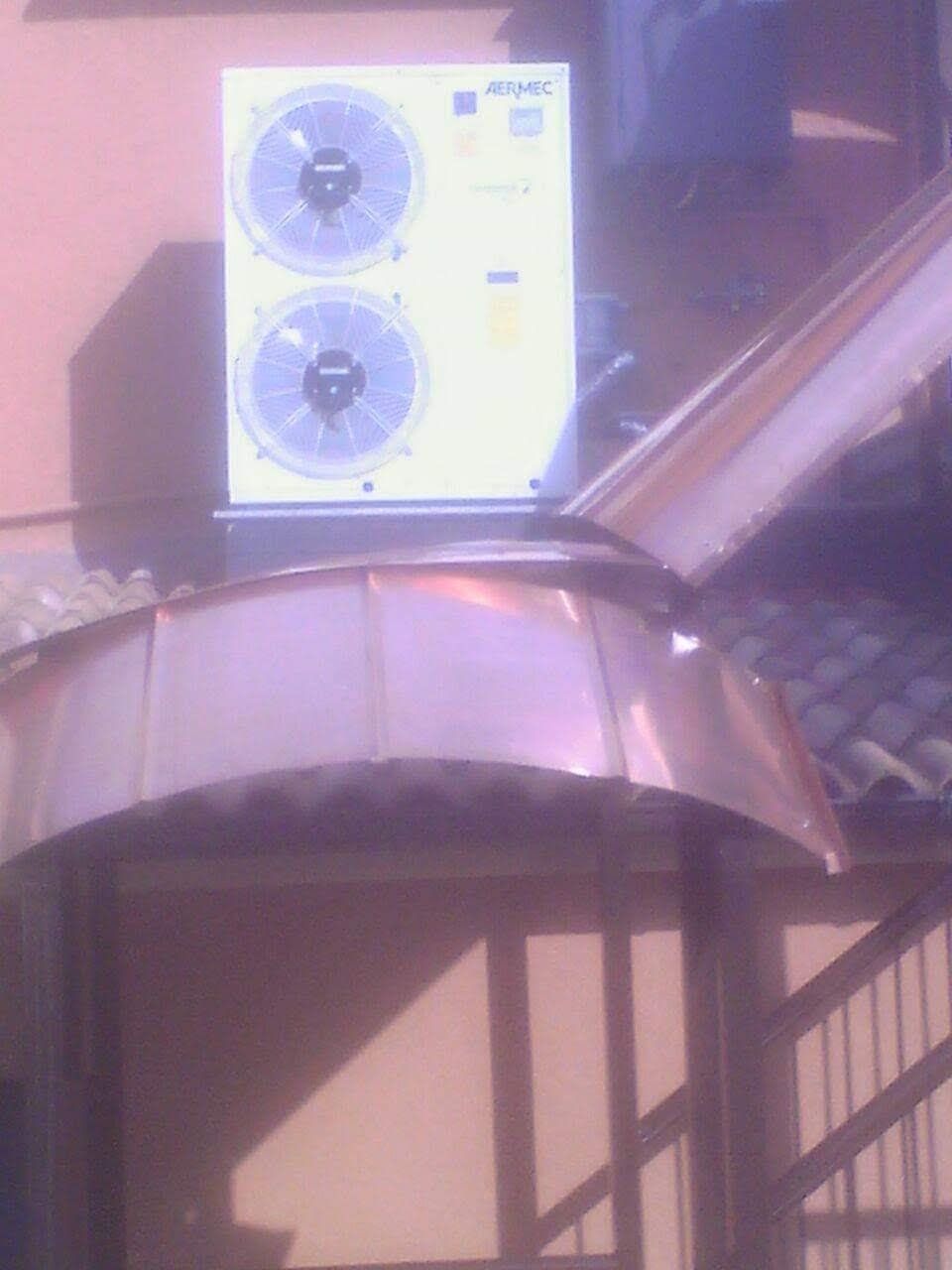 scale esterne e copertura in ferro