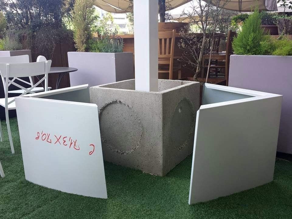 coperture in metallo per bar