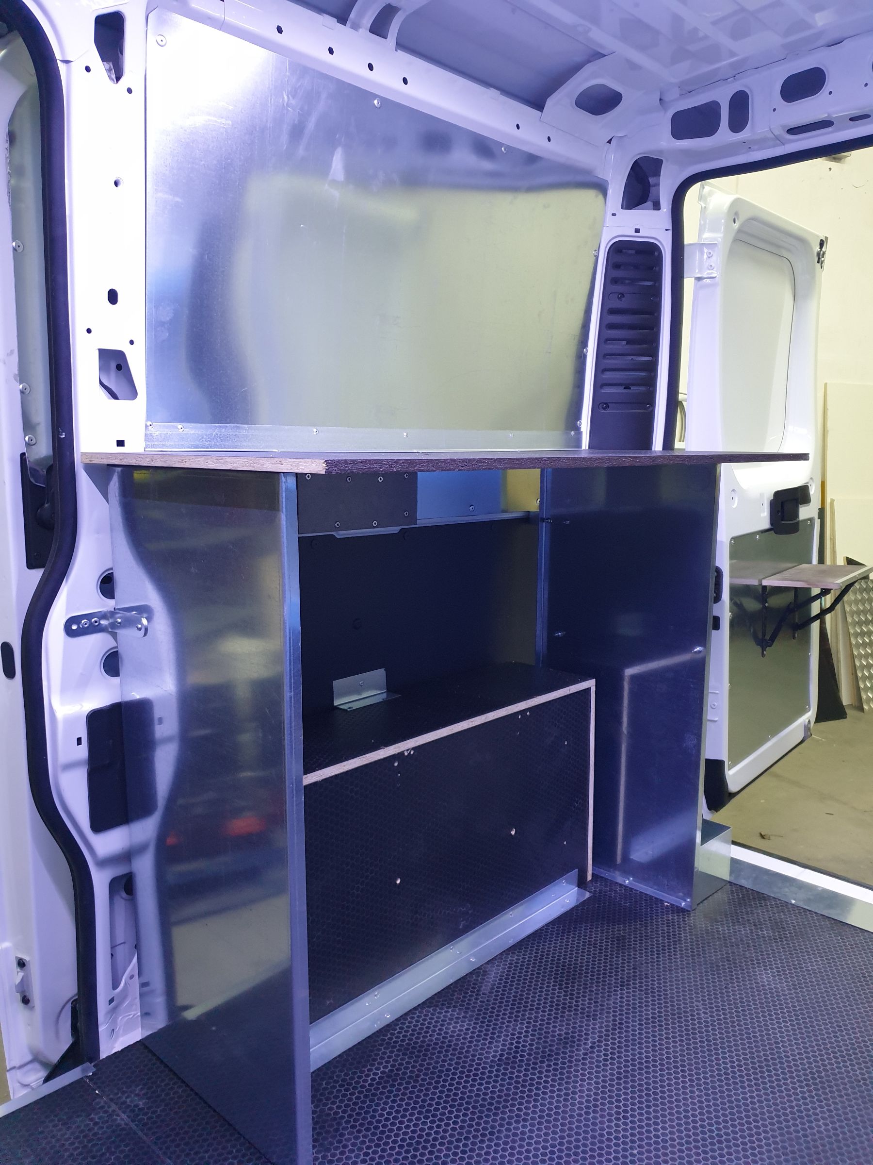 profili interni di un veicolo commerciale