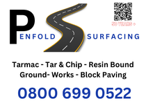 Penfold Surfacing logo A logo for penfold surfacing surfacing the south east