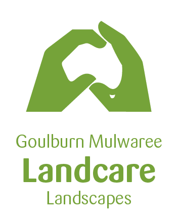 The logo for goulburn mulwaree landcare landscapes