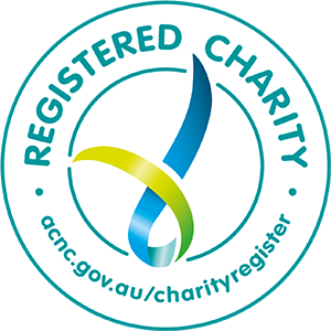 The logo for registered charity acnc.gov.au/charityregister