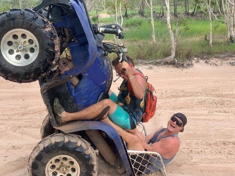 Two men on buggy - Parts & Servicing In Yarrawonga, NT