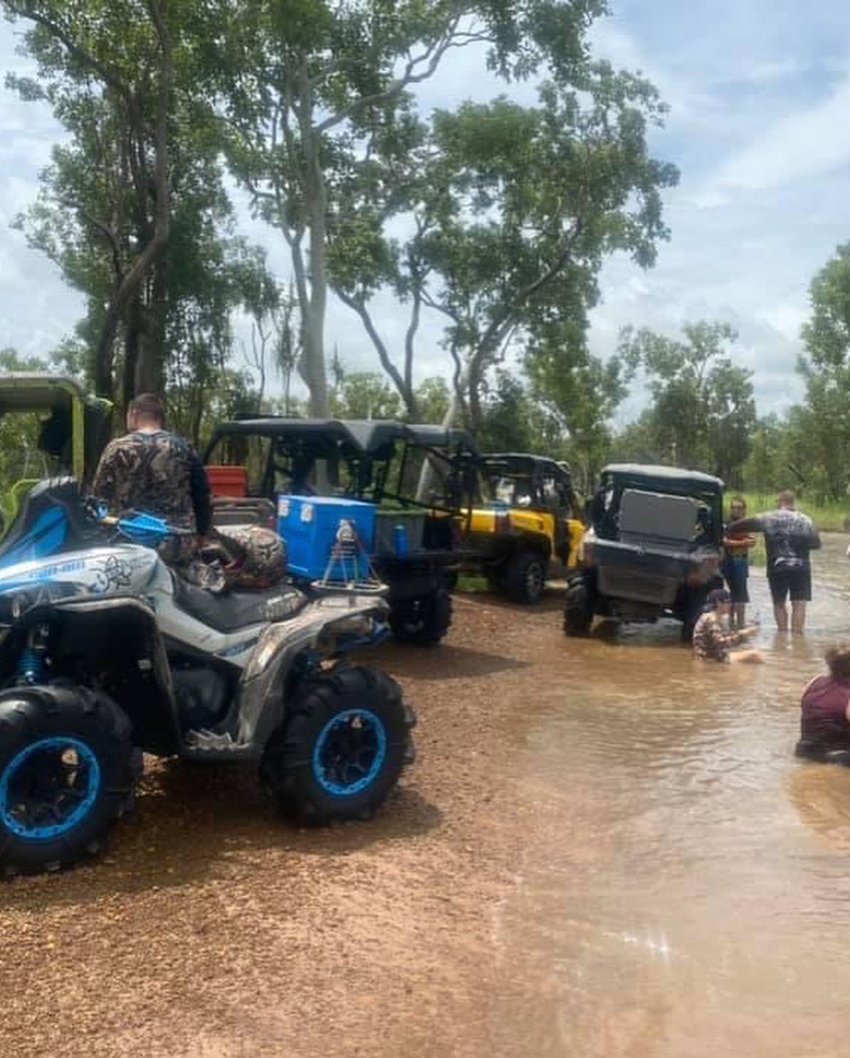 Group of people with buggy's - Parts & Servicing In Yarrawonga, NT