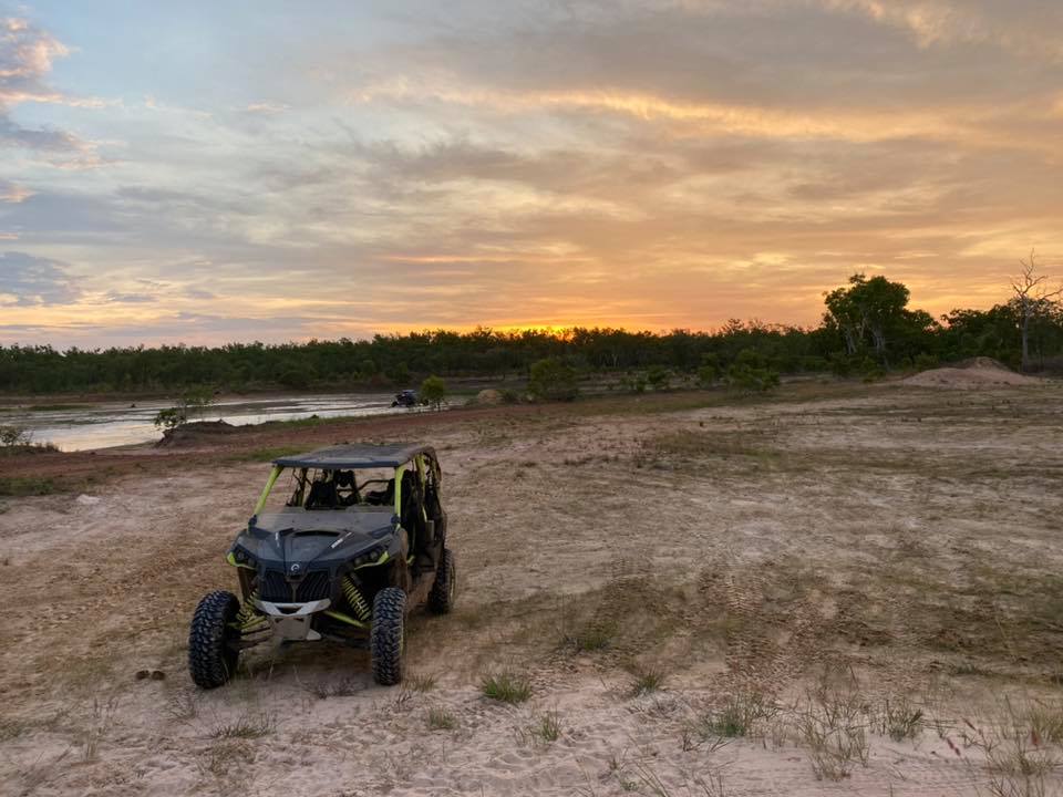 Buggy with sunset in background - Parts & Servicing In Yarrawonga, NT