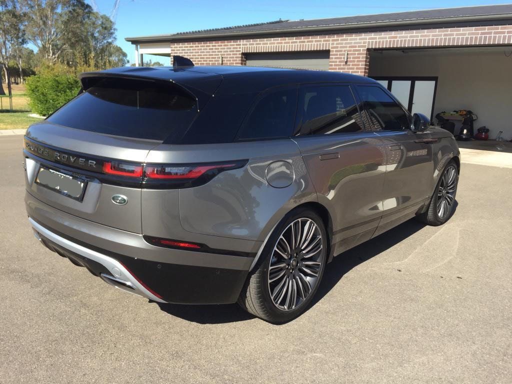 Ceramic tint a Range Rover rear view