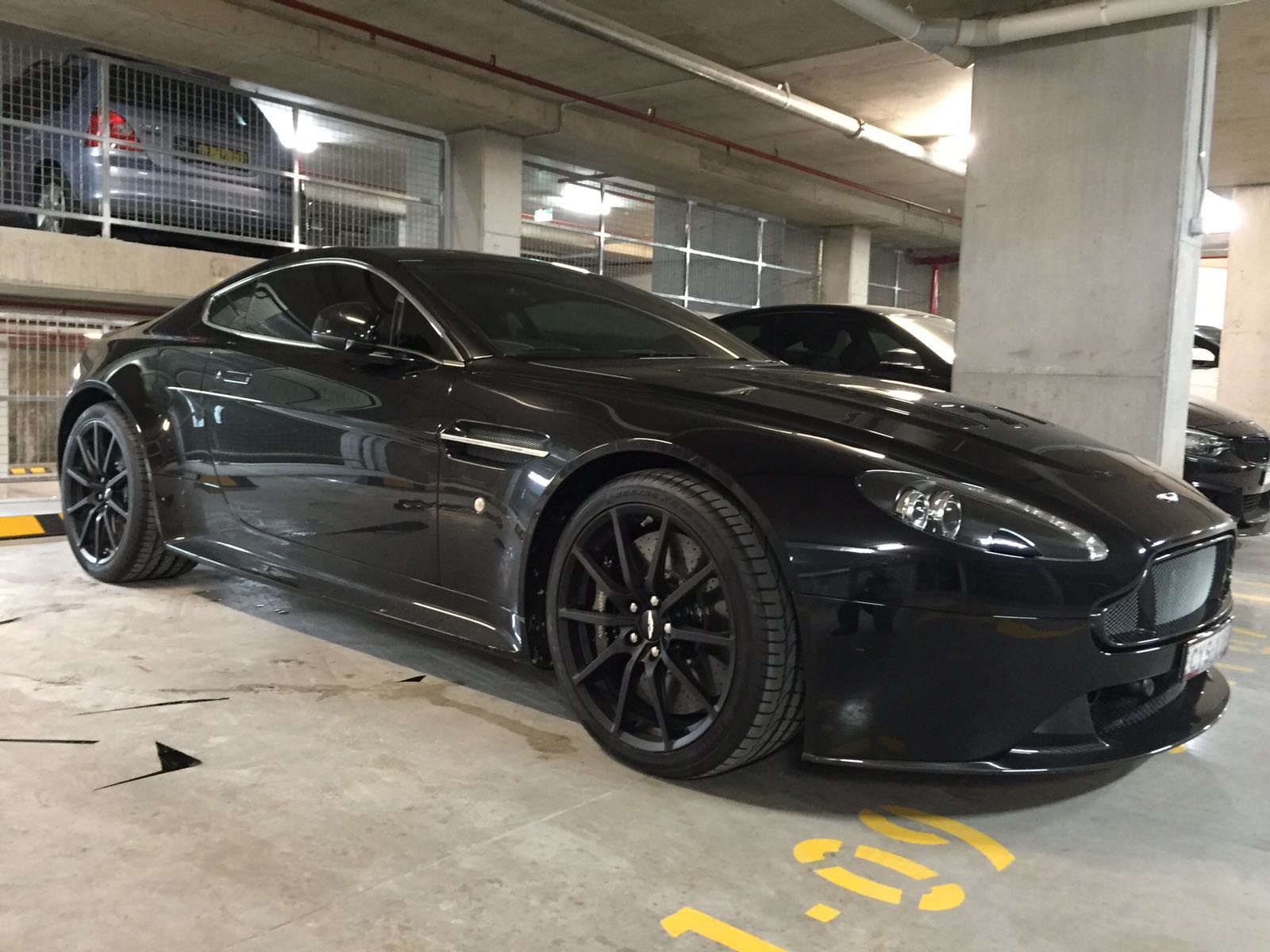 car tinting a sports car front view