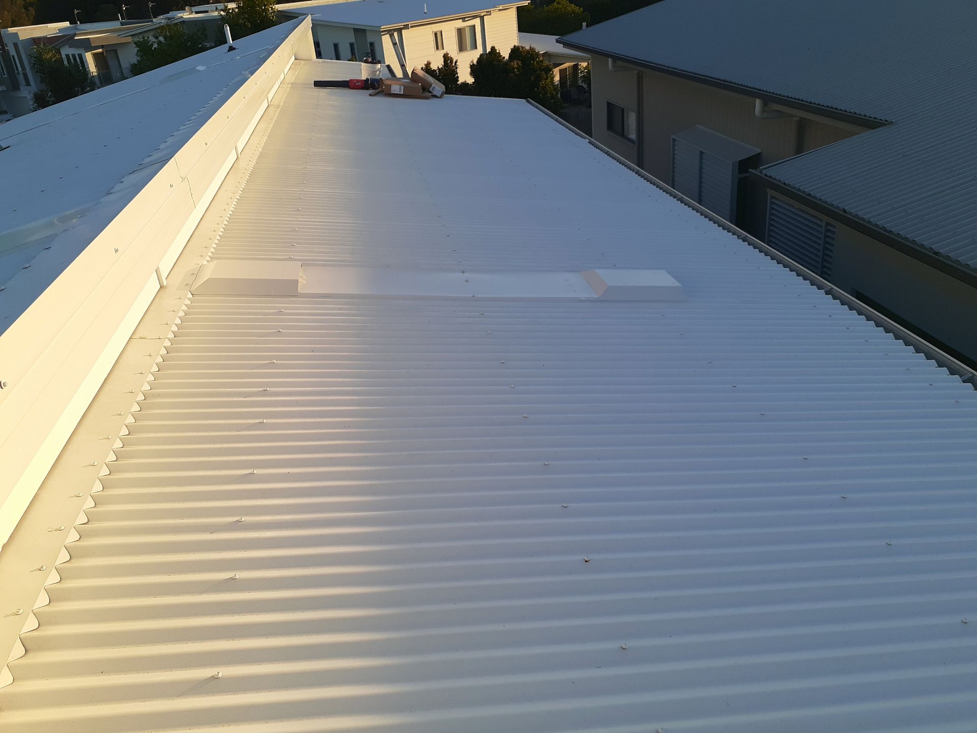 White Roof With Vents — Vent Wise in Twin Waters, QLD