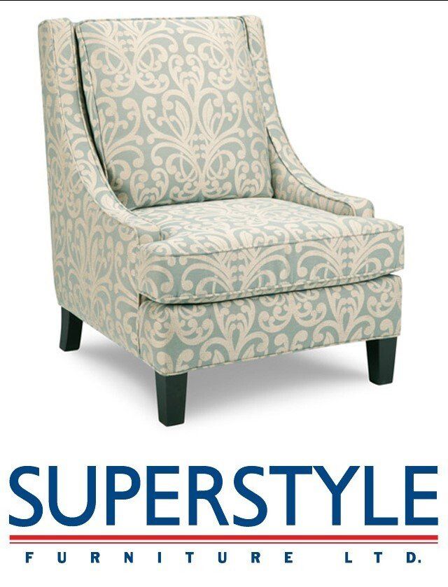 An advertisement for superstyle furniture ltd. shows a chair