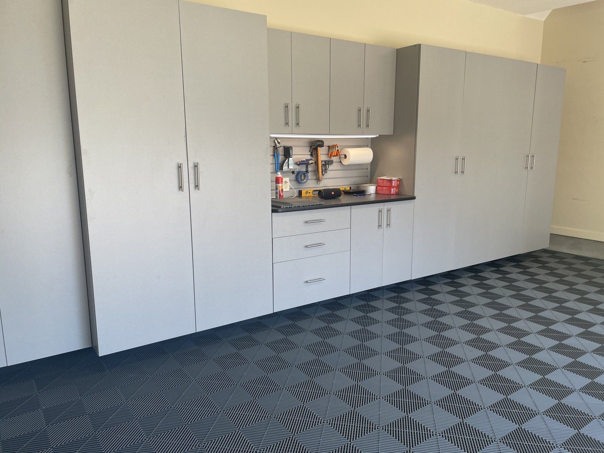 Custom Garage Cabinet System Project