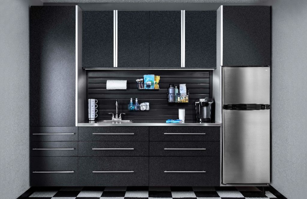 Custom Garage Storage Cabinet Installation