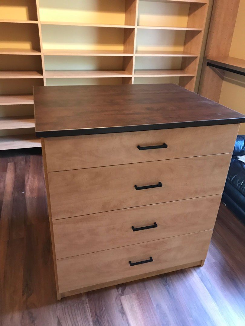 Custom Closet System Island