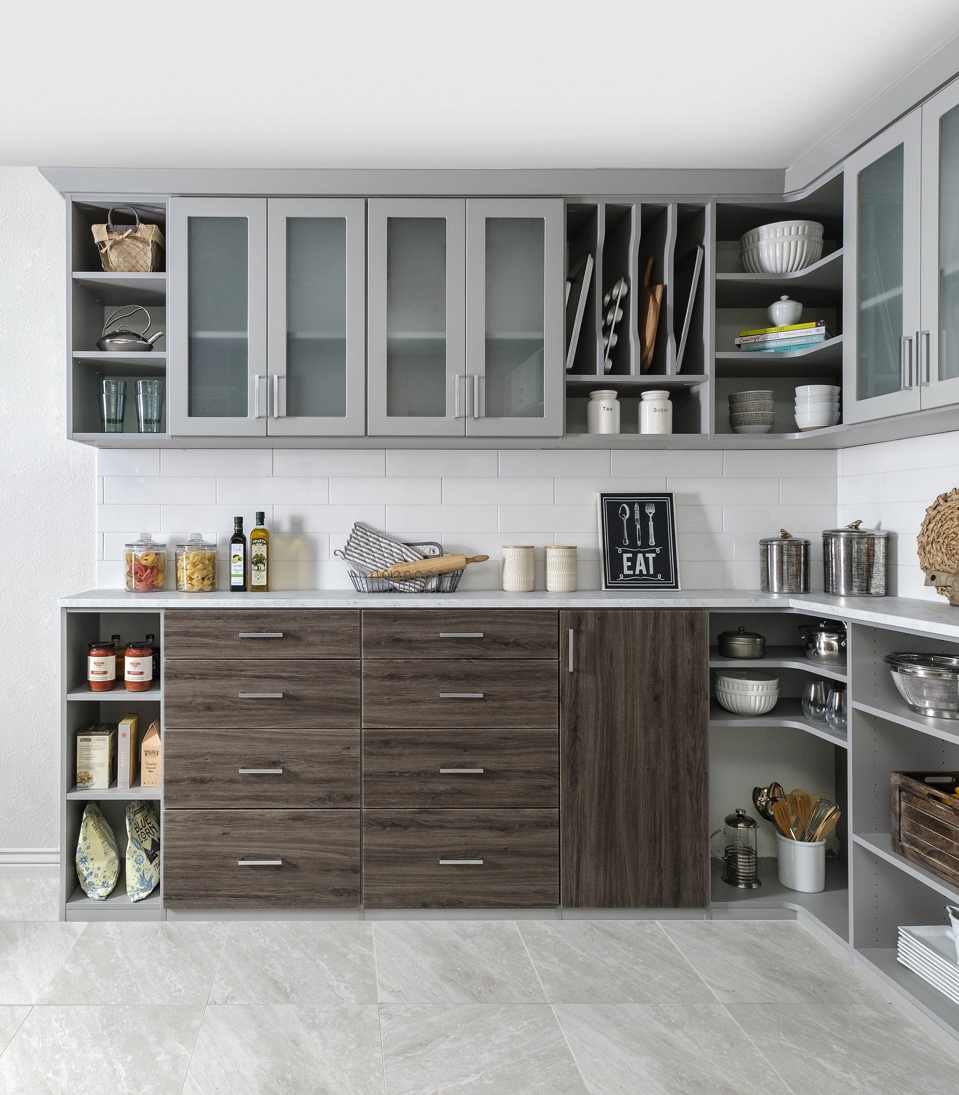 Kitchen Pantry Storage System Installation