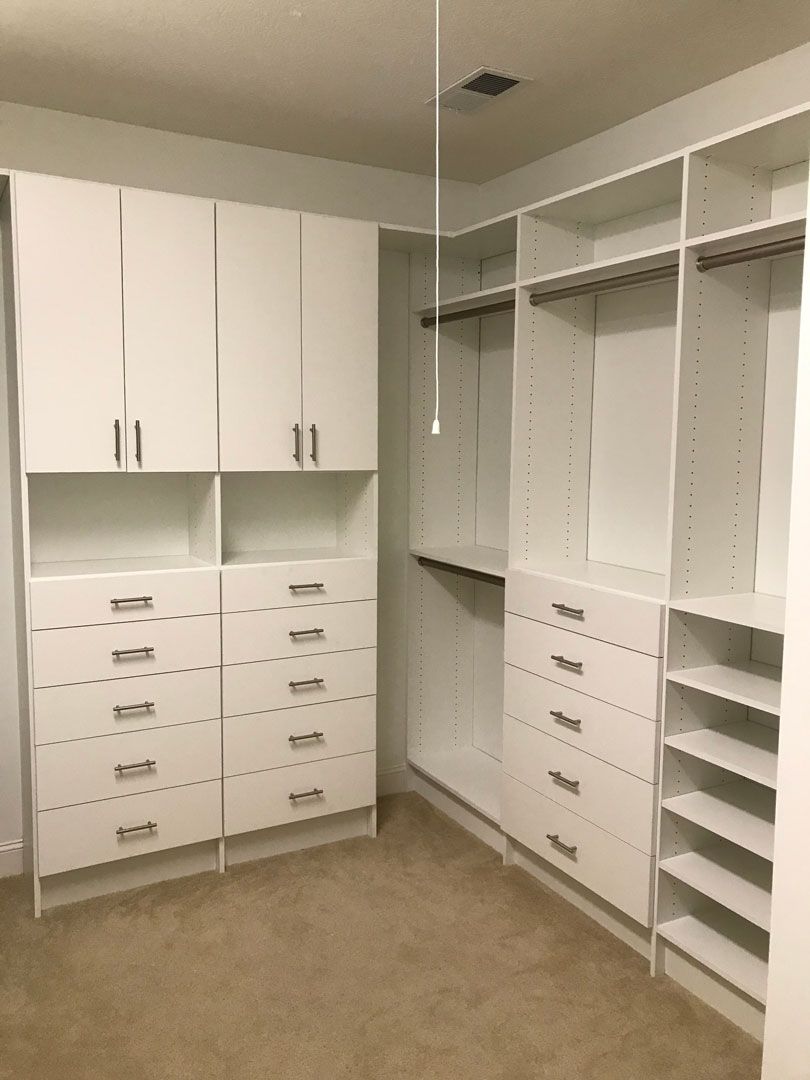 White Custom Closet System