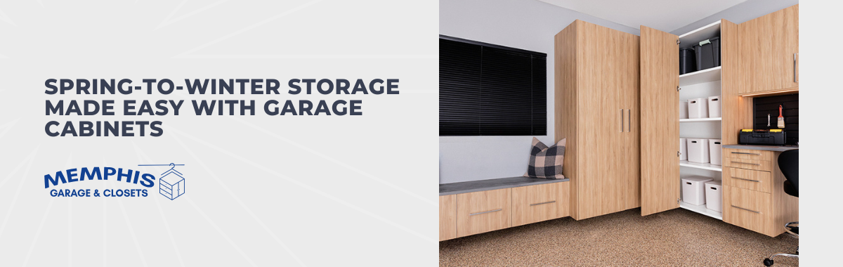 Spring-to-Winter Storage Made Easy With Garage Cabinets