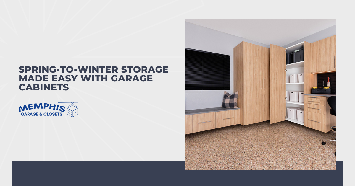 Spring-to-Winter Storage Made Easy With Garage Cabinets