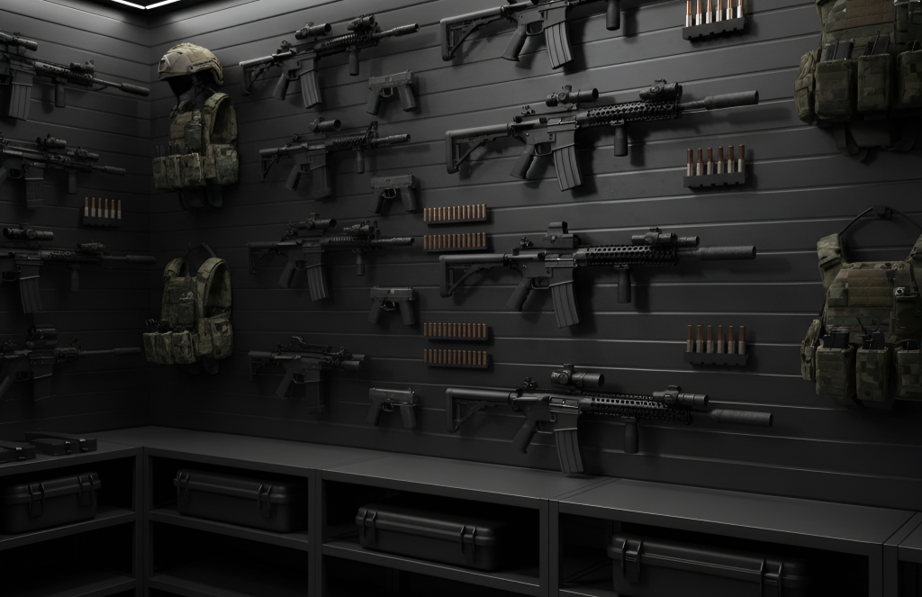 Tactical Wall Storage