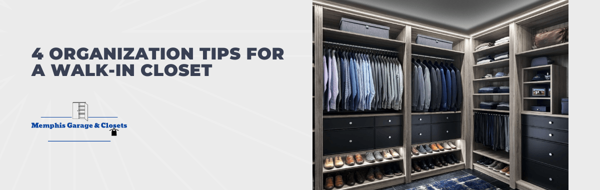 4 Organization Tips for a Walk-in Closet