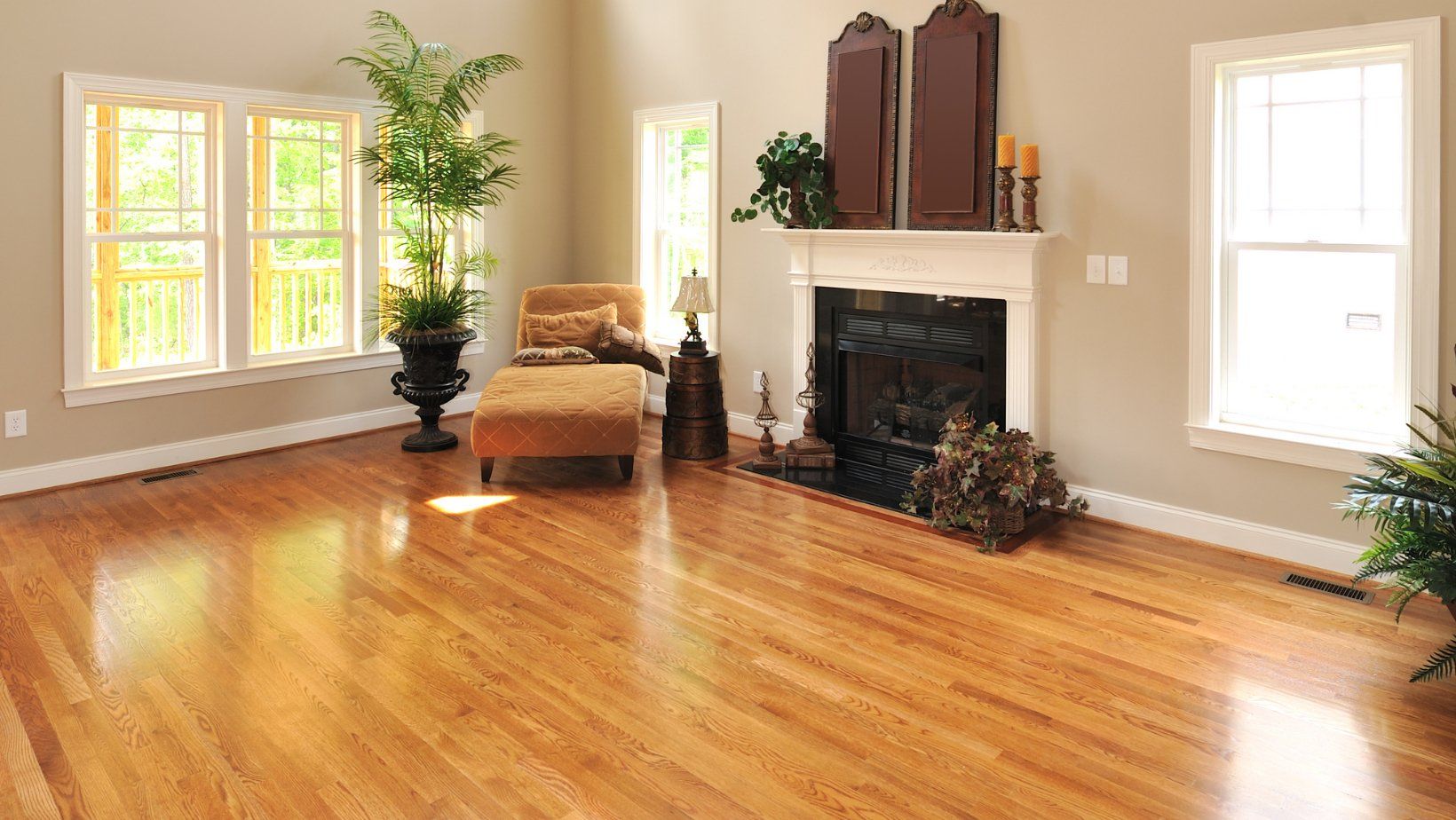 living room hardwood floor